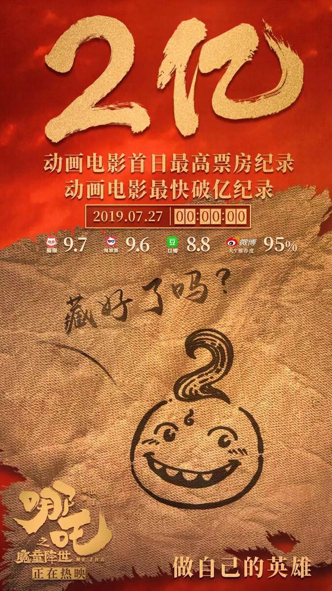 哪吒2破纪录，全球热映再创辉煌